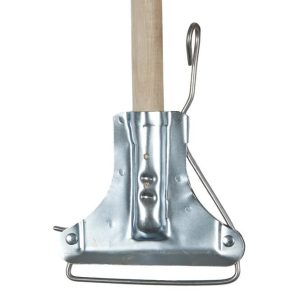 FAN MOP METAL HOLDER WITH WOODEN HANDLE